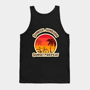 Sunrise, sunburn, sunset, repeat Tank Top